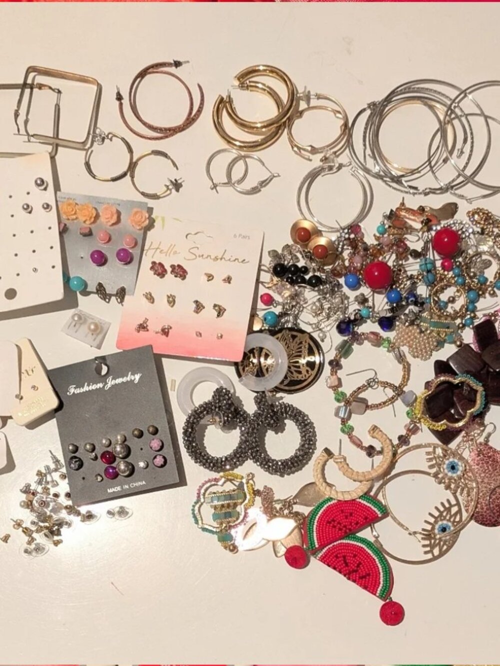 Earrings Lot of 80+ & Extra Backs Gifts Resellers Vendors Small Business